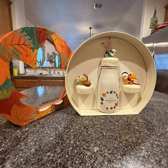 Starbucks China Autumn Festival Stainless Tumbler + Animal Lids 80oz - Picture 4 of 13